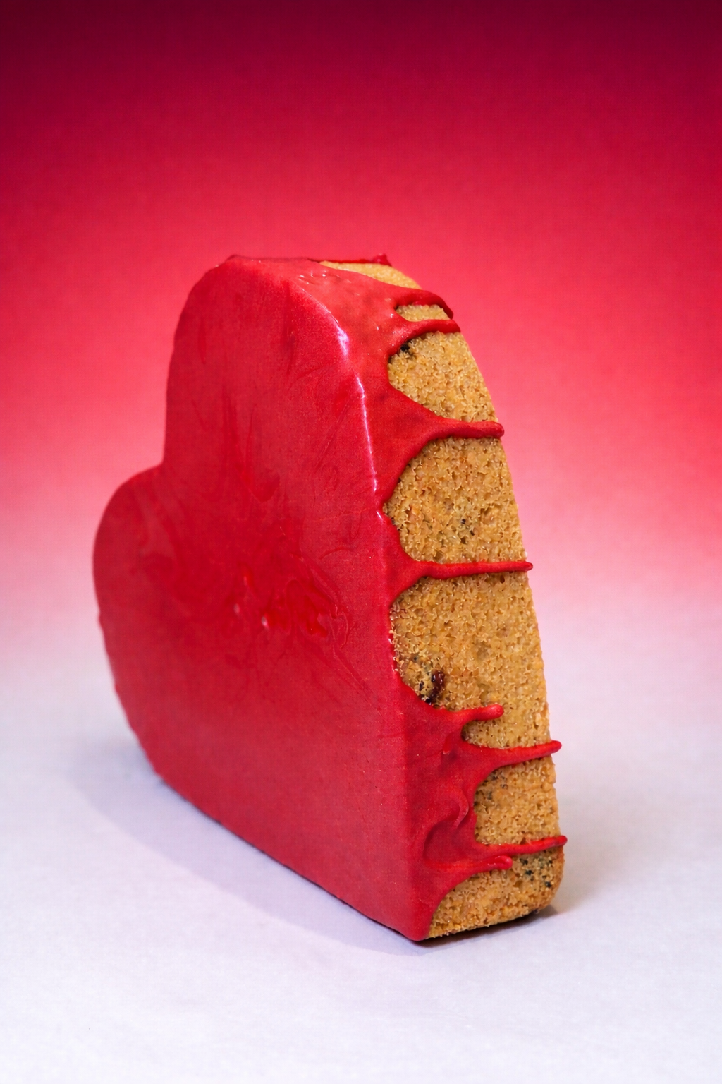 Cuore Red Cookies ripieno di Nutella